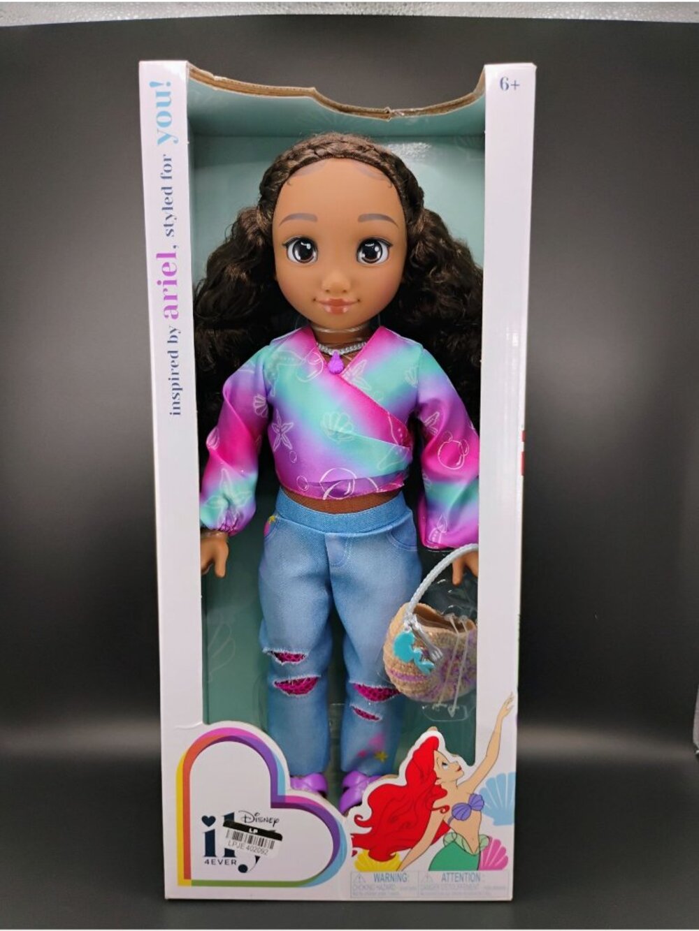 Disney ILY 4EVER 18" Ariel-Inspired Doll With Accessories 6+